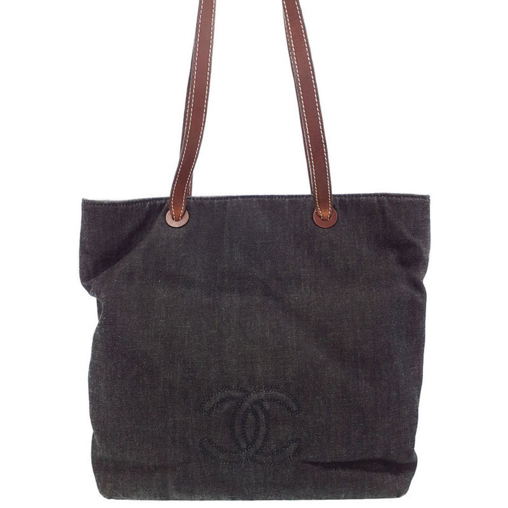 Chanel Cocomark Denim Tote Bag